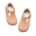 PHIRAMIN Toddler Flower Girl Dress Shoes - Little Girl Mary Janes Flats Wedding