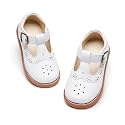 PHIRAMIN Toddler Flower Girl Dress Shoes - Little Girl Mary Janes Flats Wedding