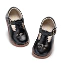 PHIRAMIN Toddler Flower Girl Dress Shoes - Little Girl Mary Janes Flats Wedding