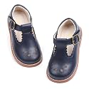 PHIRAMIN Toddler Flower Girl Dress Shoes - Little Girl Mary Janes Flats Wedding
