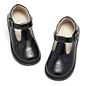 PHIRAMIN Toddler Flower Girl Dress Shoes - Little Girl Mary Janes Flats Wedding
