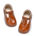 PHIRAMIN Toddler Flower Girl Dress Shoes - Little Girl Mary Janes Flats Wedding