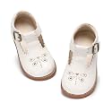 PHIRAMIN Toddler Flower Girl Dress Shoes - Little Girl Mary Janes Flats Wedding