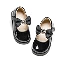 PHIRAMIN Toddler Girl Mary Jane Dress Oxford Shoes-Little Girl School Uniform Shoes for Wedding Party