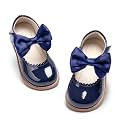 PHIRAMIN Toddler Girl Mary Jane Dress Oxford Shoes-Little Girl School Uniform Shoes for Wedding Party