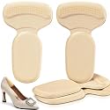 PHIXBEAR Heel Pads for Too Big &amp; Loose Shoes, Heel Pain Relief, Stop Heel Slip and Blister, Large Heel Grips Cushion Inserts to Make Men &amp; Women Shoes Smaller Tighter (2 Pairs Apricot