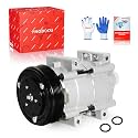 PHOBOOS AC Compressor with Clutch Compatible with