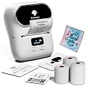 Phomemo M110 Label Maker with 3 Tapes, Portable Thermal Printer, White