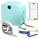 Phomemo P12 Label Maker Machine with 1 Tape, Bluetooth Small Ribbon Printer