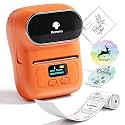 Phomemo Label Maker Machine, Portable Thermal Label Printer with Display