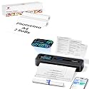 Phomemo M832D Touchscreen Printers & 2 Rolls of Thermal Printer Paper 8.5 x 11 Inch, Wireless Thermal Inkless Printer Compatible with iOS, Android, PC