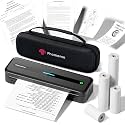 Phomemo Portable Printers Wireless for Travel, M832 Inkless Thermal Printer Support 8.5" X 11" &amp; Multi Sizes, Bluetooth Mobile Printer for Home Office Car, Compatible with iPhone Android Laptop