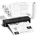 Phomemo Portable Printers Wireless for Travel, M832 Bluetooth Inkless Thermal Printer, Support 8.5''x 11'' US Letter &amp; A4 Size, Small Mobile Printer for Phone and Laptop, for Home Car Office School