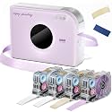 Phomemo Ribbon Printer, A30 Bluetooth Mini Label Maker Machine with 4 Tapes, Portable Ribbon Label Printer with Waterproof Labels, Rechargeable for Gift Wrap, Cloth Name Tag, in/Outdoor Use