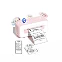 Phomemo 246SBT Shipping Label Printer- 4x6 Bluetooth Thermal Printer, Pink