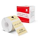 Phomemo Labels, 1.97"x 1.18", for M110/M100/M220/M108, Golden, 230 PCS