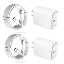 Phone 17 16 15 Pro Charger Fast Charging, 20W USB C Fast Charger Block with 3FT Long Type C Chargers Fast Charging Cable Cord for Phone 17/17 Pro/17 Pro Max/Air/16 Pro Max/16 Pro/15Pro Max/Pro, S24
