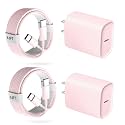 Phone 17 16 15 Pro Charger Fast Charging, 20W USB C Fast Charger Block with 6.6FT Long Type C Chargers Fast Charging Cable Cord for Phone 17/17 Pro/17 Pro Max/Air/16 Pro Max/16 Pro/15Pro Max/Pro, S24