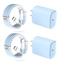 Phone 17 16 15 Pro Charger Fast Charging, 20W USB C Fast Charger Block with 6.6FT Long Type C Chargers Fast Charging Cable Cord for Phone 17/17 Pro/17 Pro Max/Air/16 Pro Max/16 Pro/15Pro Max/Pro, S24