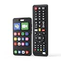 Phone Remote Teethers for Baby, Teething Toys for Baby 3 6 12 18 Months, TV Remote Control Phone Baby Teether Toys, Babies Chew Toys, Food Grade Silicone Teething Toys for Infants, BPA Free
