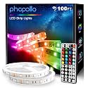 phopollo 100ft Led Strip Lights, 5050 Led Lights for Bedroom, Kitchen, Home Decoration
