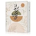 Photo Album 4x6, 56 Pocket Small Picture Book Abstract Leaves Sun