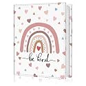 Photo Album 4x6, 56 Pockets Small Picture Book Rainbow Be Kind