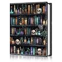 Photo Album 4x6, 56 Pockets Small Picture Book Goth Bookshelf