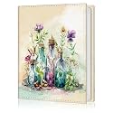 Photo Album 4x6, Small Picture Book Bottle Flowers Floral