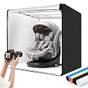 Photo Light Box, 39 inch Photography Light Box with 210 LEDs Lights & 4 Color Backgrounds Professional Dimmable Shooting Tent Kit for Large Product Photography