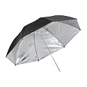 Photography Umbrella Lighting 33" Dia Parabolic Silver Fits Black