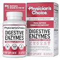 Physician's CHOICE Digestive Enzymes for Bloating & Digestion - Fast-Acting 16 Enzyme Formula with Organic Prebiotics & Probiotics for Gut & Digestive Health - Meal Time Discomfort Relief - 30 CT