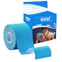 Medgears Premium Kinesiology Tape for Athletes – Strong Adhesive, Sweat-Resistant Muscle Support Tape for Sports Injury, Joint Stability & Recovery-BLUE