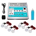 PHYSIOTREX Physiotherapy Equipments Electrotherapy Tens 4 Channel Auto Mode Machine For Body Pain Relief with 1 YEAR WARRANTY & FREE GEL BOTTLE Massager , Multicolour