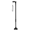 Premium Height Adjustable Walking Stick Aluminium Cane Hand Stick Trekking Support Stick for Men, Women & Old People (Brown) Design 1