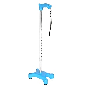 adjustable walking stick for adults amp elderly  heavy duty crc steel pipe with power coating  anti-slip rubber tip  glossy black  height adjustable walking cane