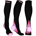 Physix Gear Compression Socks 20-30 mmHg - Men &amp; Women - Running, Nurses, Shin Splints, Flight, Travel