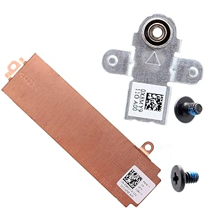 pi piplus m2 2280 ssd heatsink thermal shield 26x1y 026x1y wsupport bracket x8my9 0x8my9 for dell g15 5510 5511 5515 5520 5521 5525