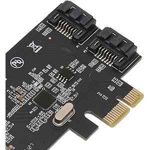 pi piplus pci-e expansion adapter board pci express to sata 30 2 port sata3 6gbps expansion adapter board for windows 788110 mac linux pci express x1 x4 x8 x16