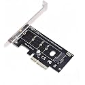 Pi+® (PiPlus®) PCIe 3.0 X4 to M.2 NVME to NVME SSD PCI-e 3.0 x 4 Host Controller Expansion Card Support M Key SSD Type 2280 2260 2242 2230 Adapter Converter-NOT BOOTABLE