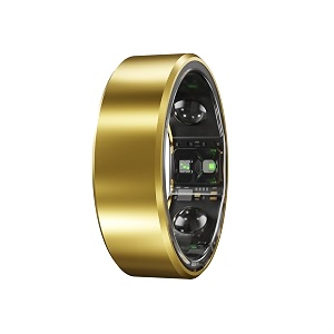 x lightest smart ring hrv monitoring sleep monitoring heart rate blood oxygen steps calories temperature gold size 7