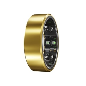 x lightest smart ring hrv monitoring sleep monitoring heart rate blood oxygen steps calories temperature gold size 7
