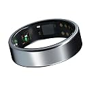 X, Lightest Smart Ring, HRV Monitoring, Sleep Monitoring, Heart Rate, Blood Oxygen, Steps, Calories, and Temperature Monitoring, Silver, Size 13