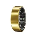 X, Lightest Smart Ring, HRV Monitoring, Sleep Monitoring, Heart Rate, Blood Oxygen, Steps, Calories, Temperature, Gold, Size 7