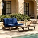 Pia Ricoo 2 Piece Patio Furniture Set, Outdoor Furniture Loveseat with Coffee Table &amp; Thick Cushions, All-Weather Outdoor Sofa for Backyard, Deck, Lawn, Navy