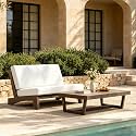 Pia Ricoo 2 Piece Patio Furniture Set, Outdoor Furniture Loveseat with Coffee Table & Thick Cushions, All-Weather Outdoor Sofa for Backyard, Deck, Lawn, Beige