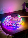 Piano 1200 LEDs 5 m Multicolor Steady Strip Rice Lights