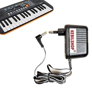 piano adapter 75 volt 500ma dc power adapter compatible for musical keyboard casio piano other products musical instruments black
