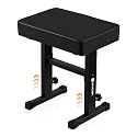Piano Bench Adjustable Height Keyboard Bench Stool Seat, Heavy Duty, Black