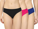 PIBU Women Hipster Black Pink Blue Panty